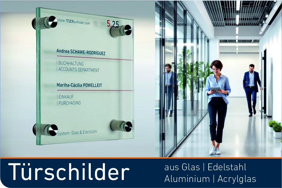 Türschilder für Ihr Büro